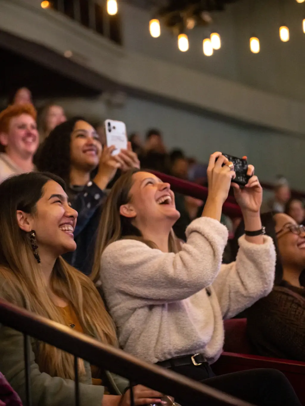 A heartwarming picture of a FENIX-supported concert in a local community center, showcasing the power of music to connect people and foster social inclusion.